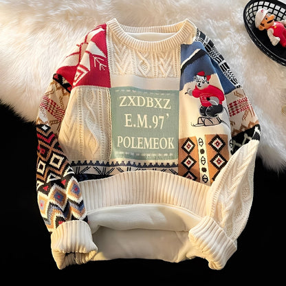 Charles - Christmas sweater for women, elegant and loosely knitted