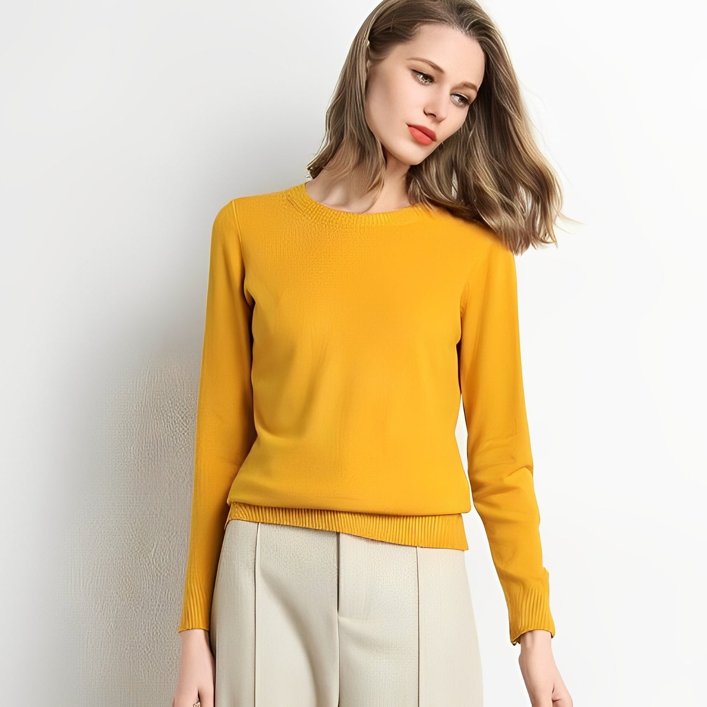 Carmella - Pull doux en maille décontracté pour femmes