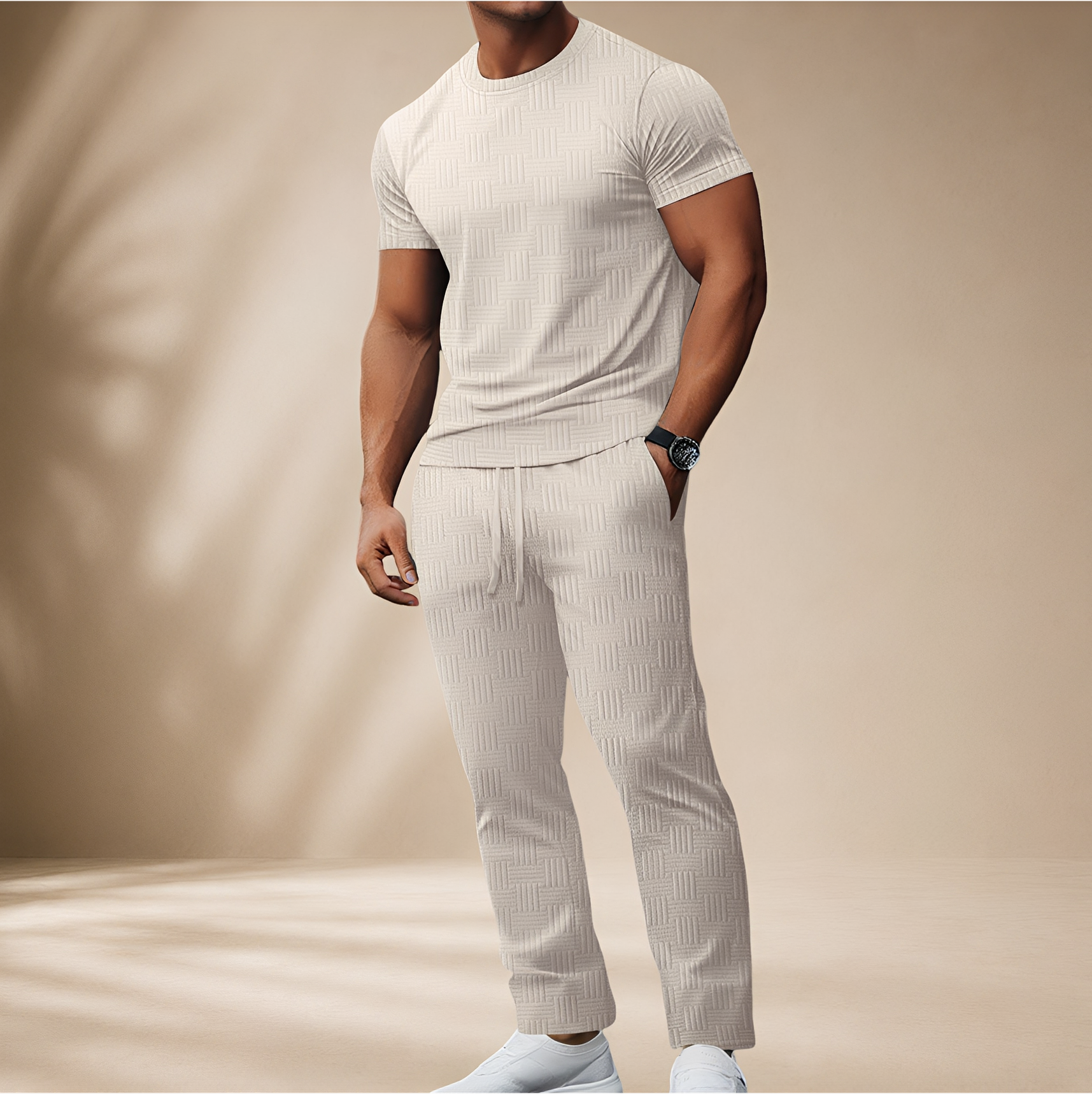 Thomas - Ensemble de T-shirt et Pantalon Élégant