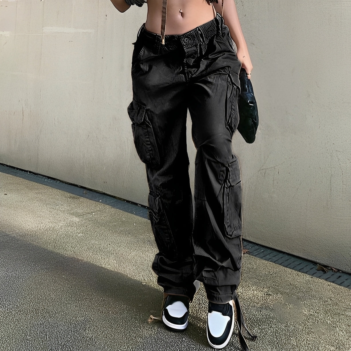 Lauren - Pantalon cargo en jean stylé pour femmes