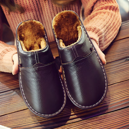 Jasper - Chaussons pour hommes en fourrure, style décontracté