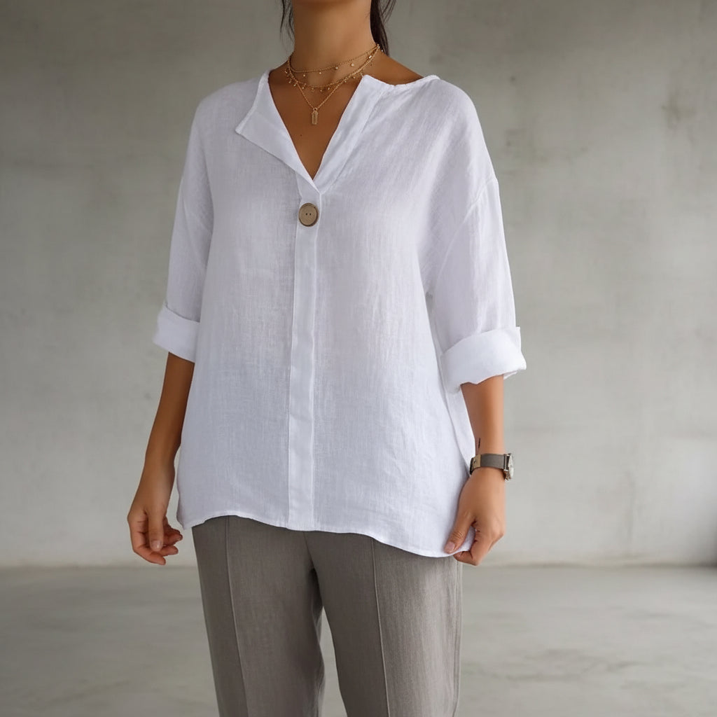 Arabella - Blouse ample pour femmes avec décolleté en V
