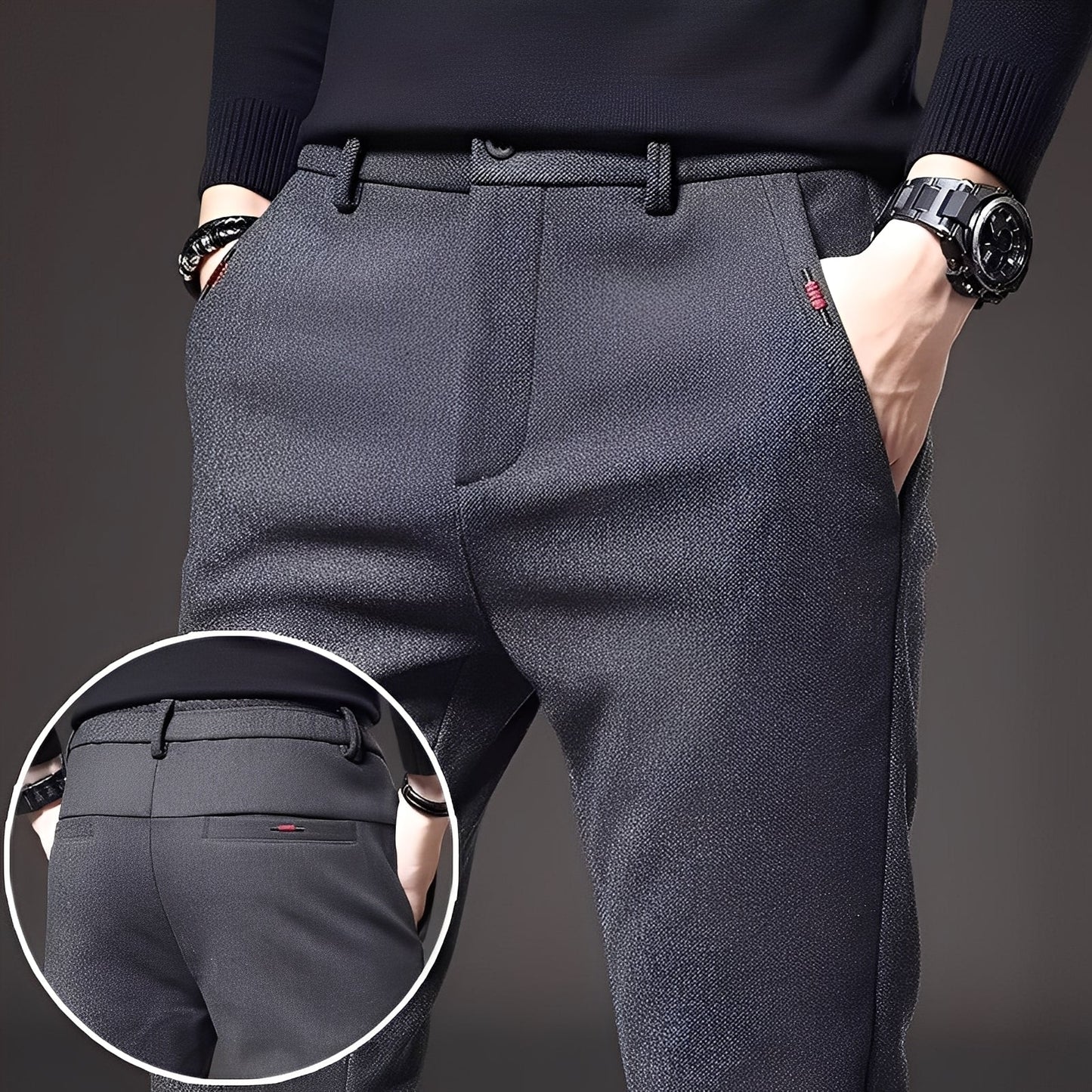 Roger - Pantalon élégant homme ajusté