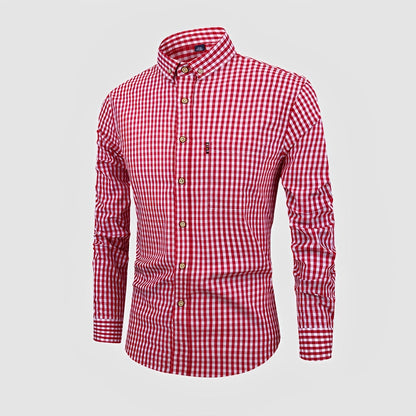Jeremy - Casual checkered shirt for men