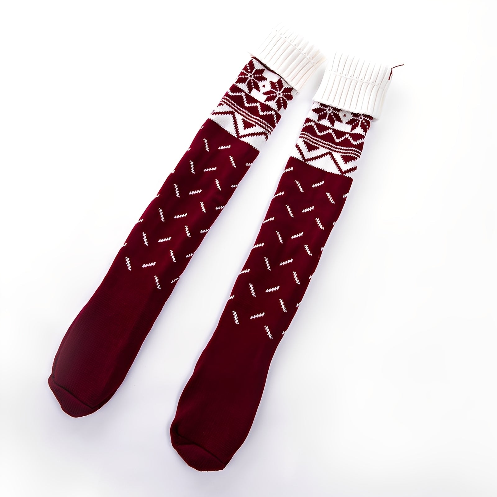 Corinne - Chaussettes de Noël en laine raffinées pour femmes