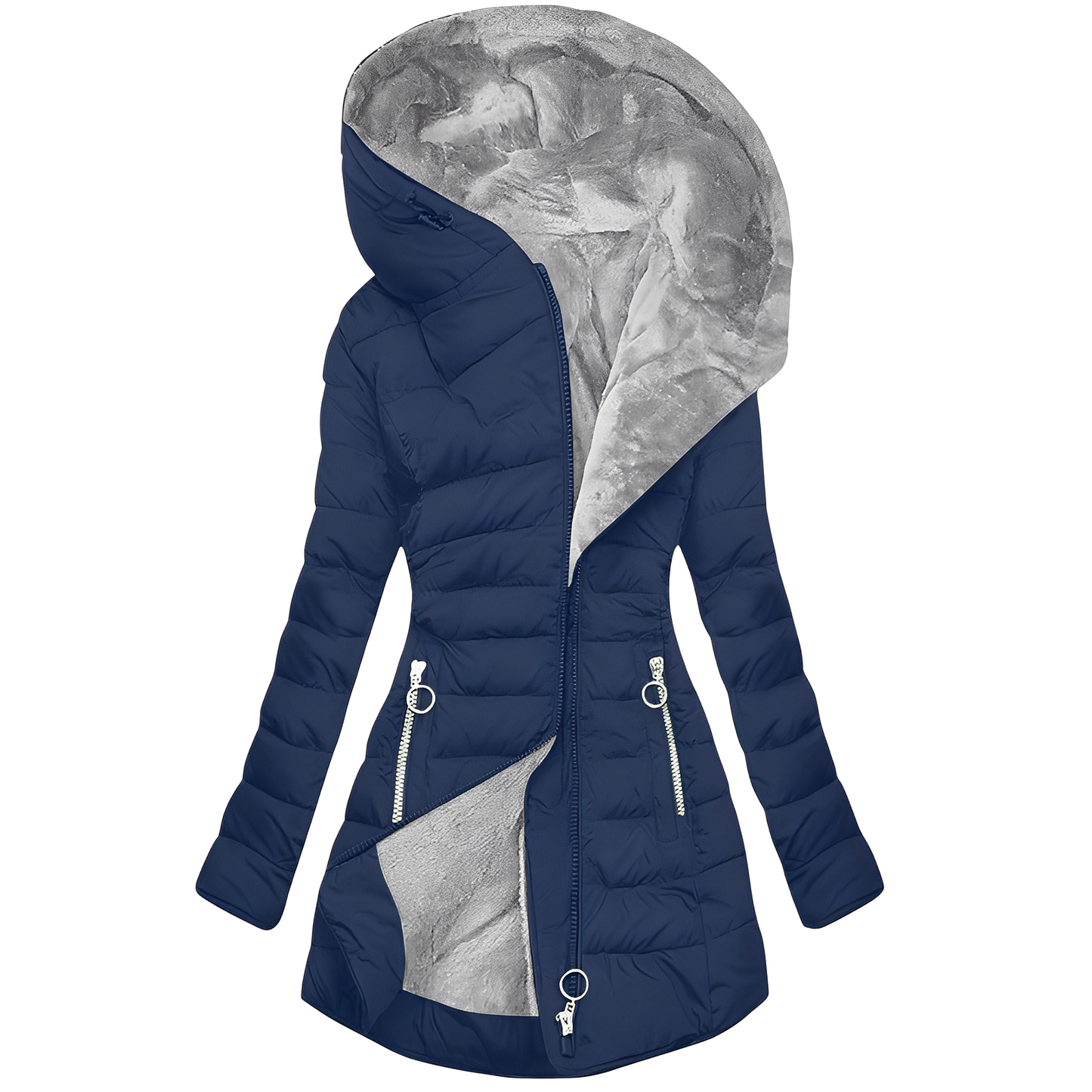 Jasmine - Veste d'hiver moderne avec capuche pour femmes