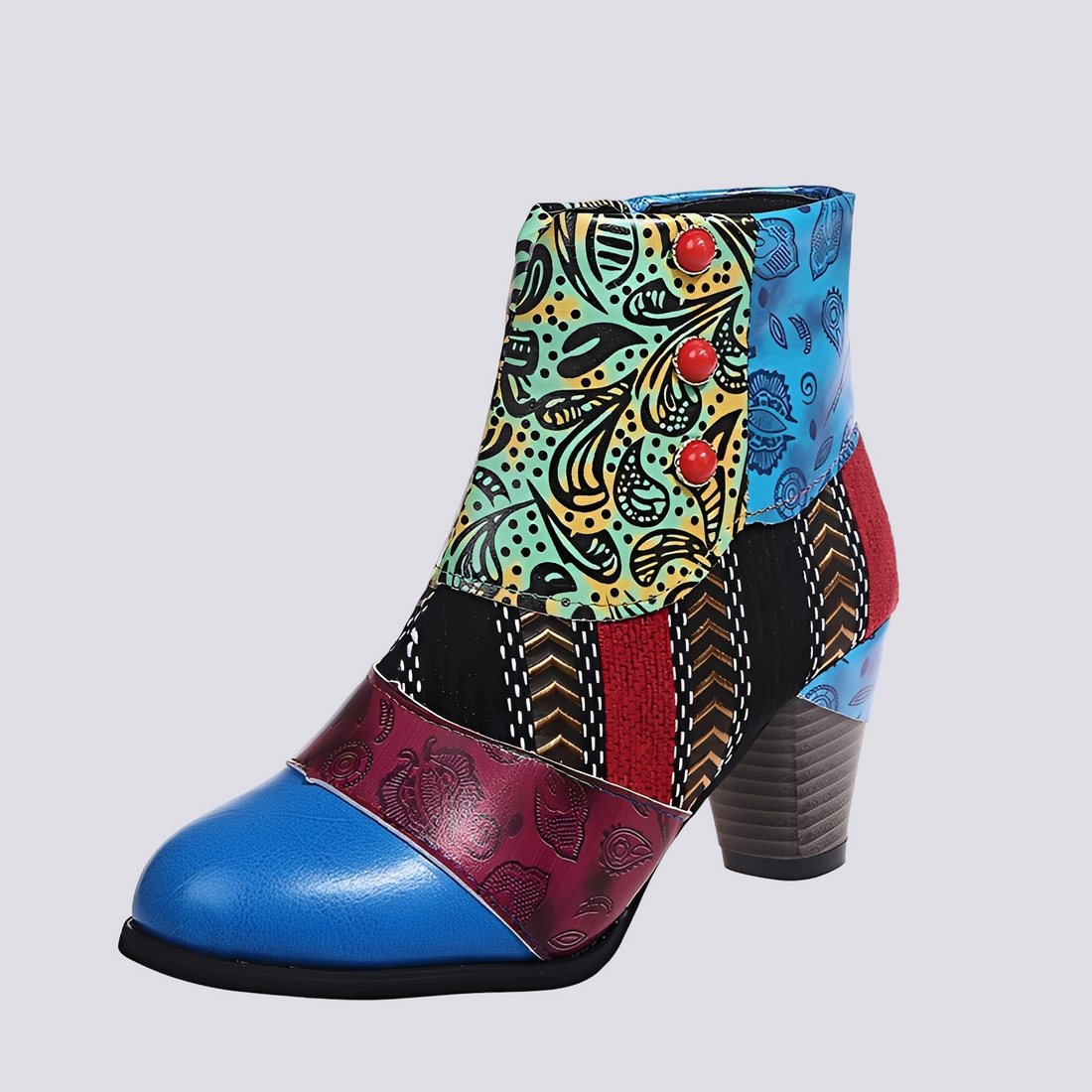 Emma - Bottes bohémiennes colorées