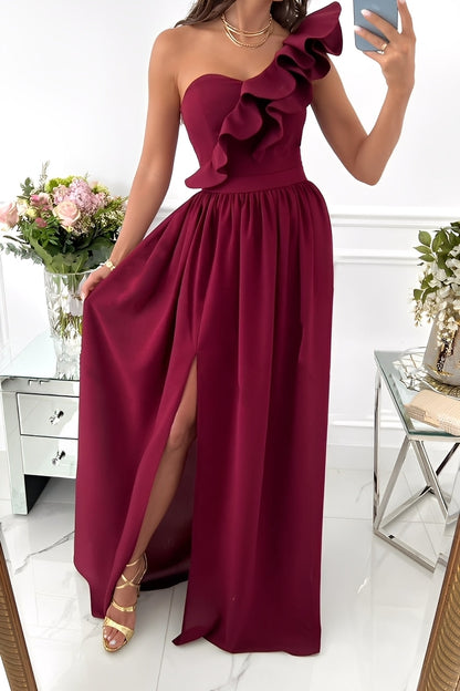 Tahlia - Belle robe sans manches avec froufrous pour dames