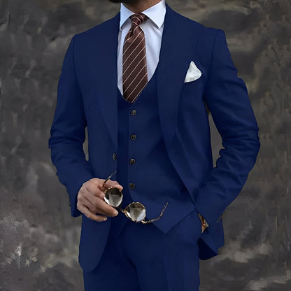 Elwyn - Costume trois pièces décontracté et formel pour hommes