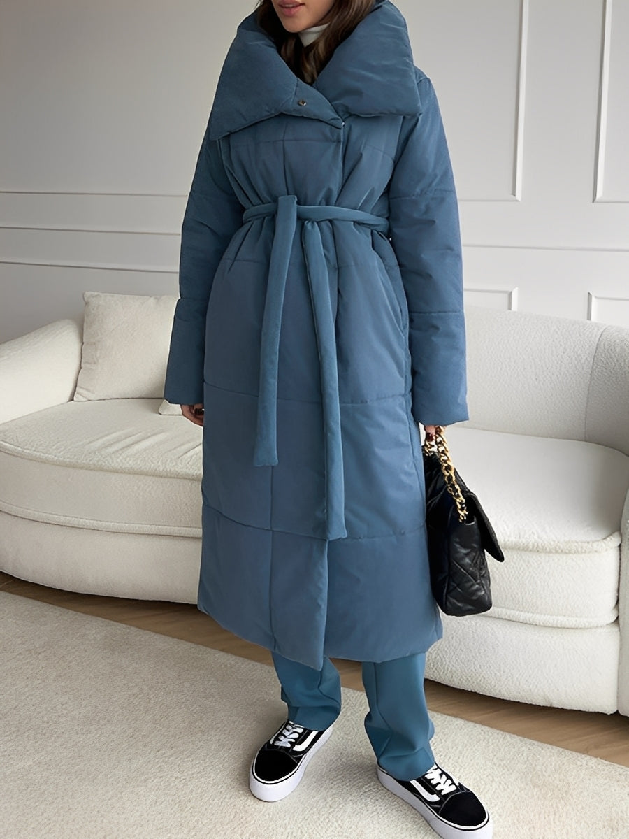 Adaline - Veste longue et chaude matelassée pour femmes