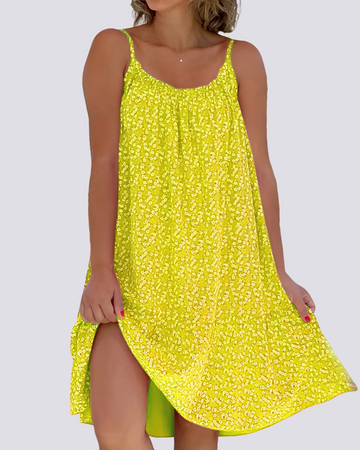 Alannah - Robe Mini Fleurie Élégante