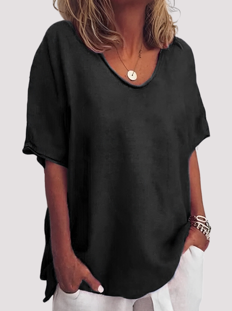 Joanne - Blouse décontractée et ample pour femmes