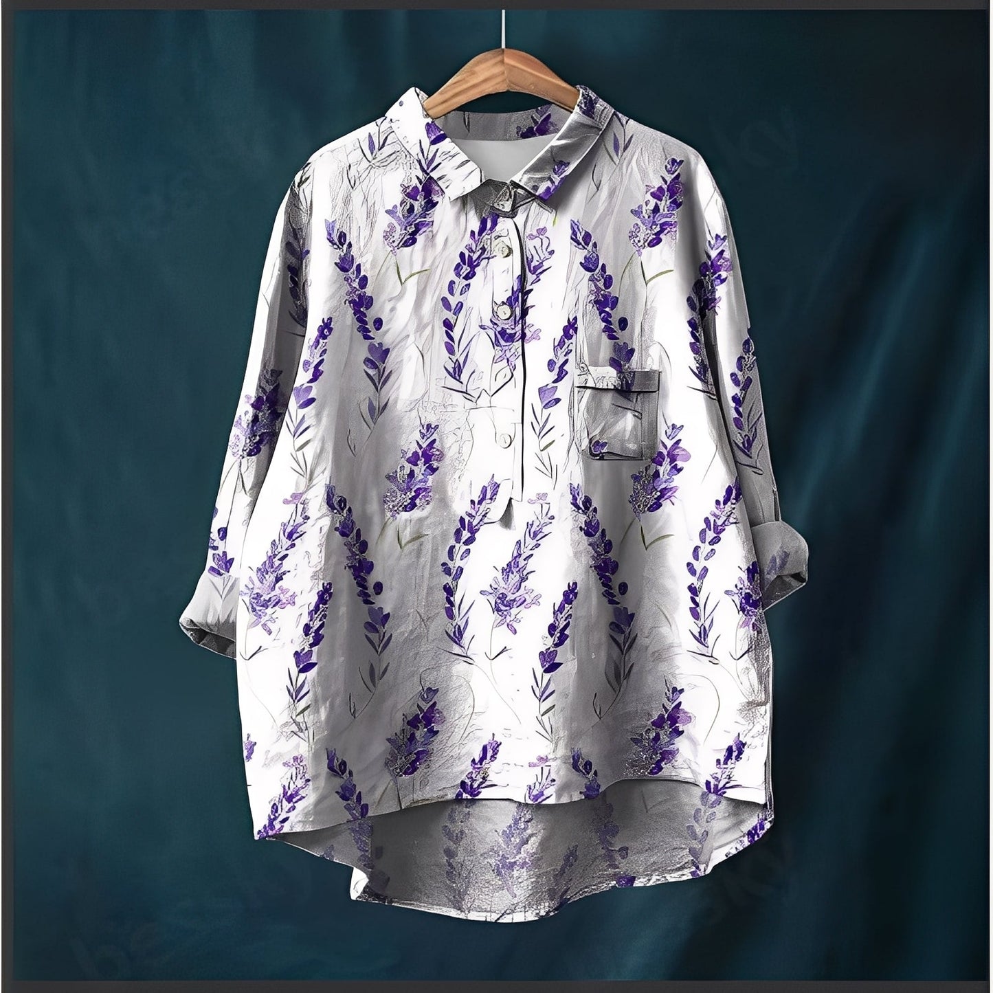 Garance - Blouse classique à manches longues pour femme