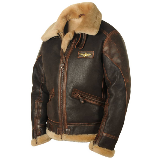 William - Manteau rétro pour hommes, épais et chaud
