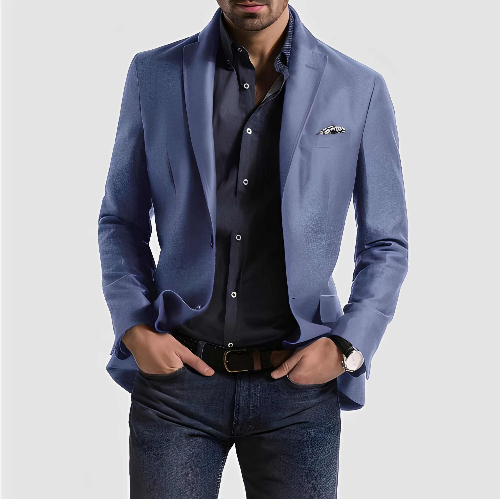George - Blazer formel pour hommes avec fermeture à deux boutons