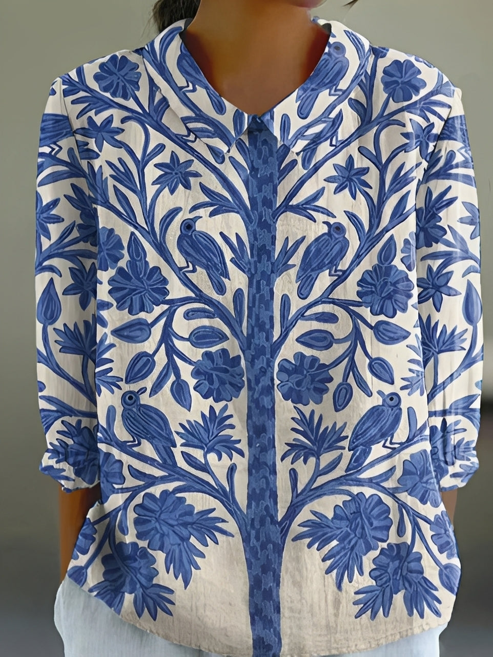 Alfie - Chemise ample imprimée élégante pour femmes