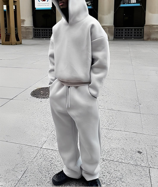 Marco - Weites und lässiges Kapuzenpullover-Set für Herren