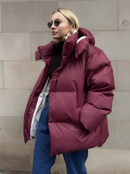 Loreen - Veste pour femmes, chaude, matelassée et ample