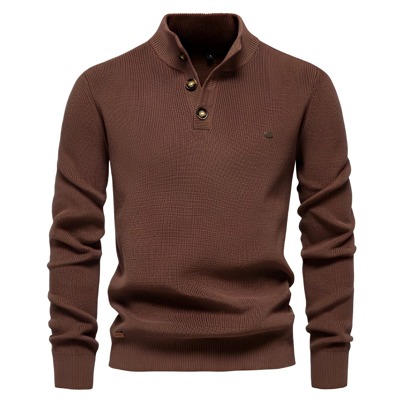 Royston - Pull relax avec zip quart pour hommes