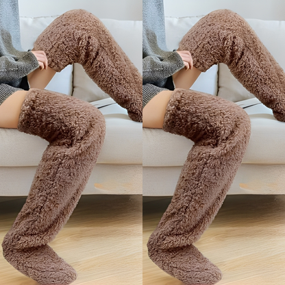 Camellia - Chaussettes longues et chaudes pour l'hiver pour femmes