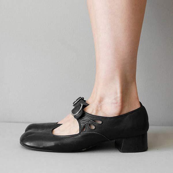 Beatrice - Sandales compensées avec boucle ajustable