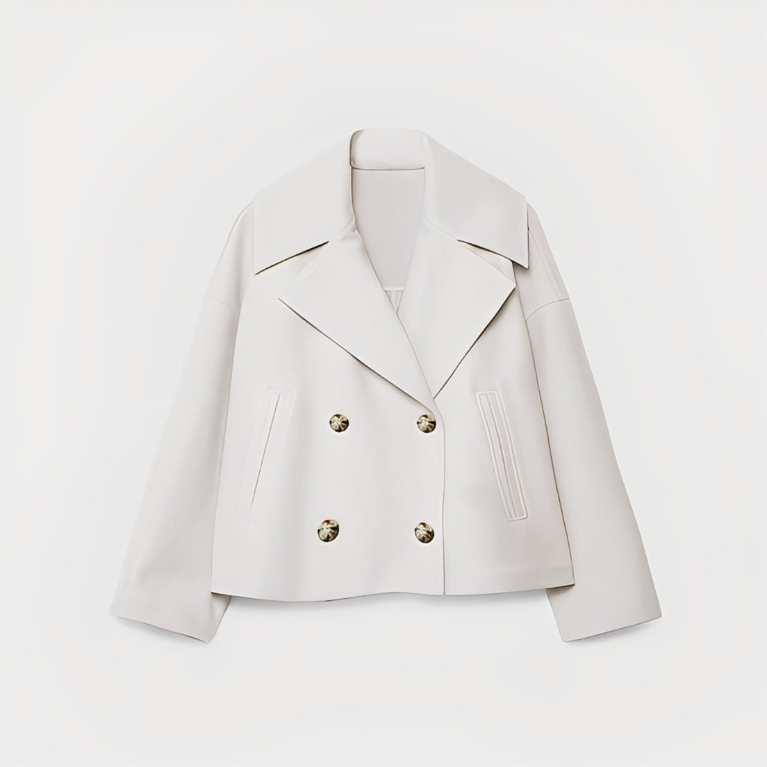 Abegail - Blouson court ample et décontracté pour femmes