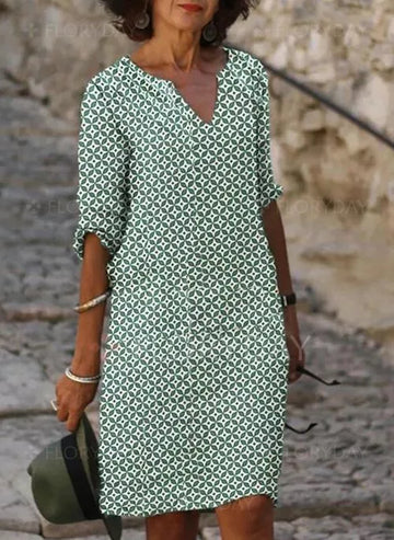 Brylee - Robe midi élégante pour femme