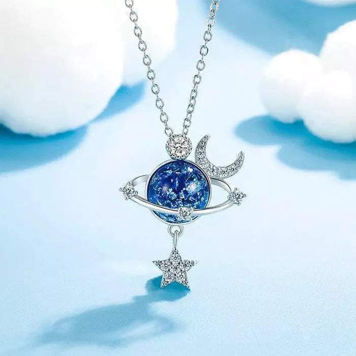 Sorami – Collier planète cosmique pour femmes