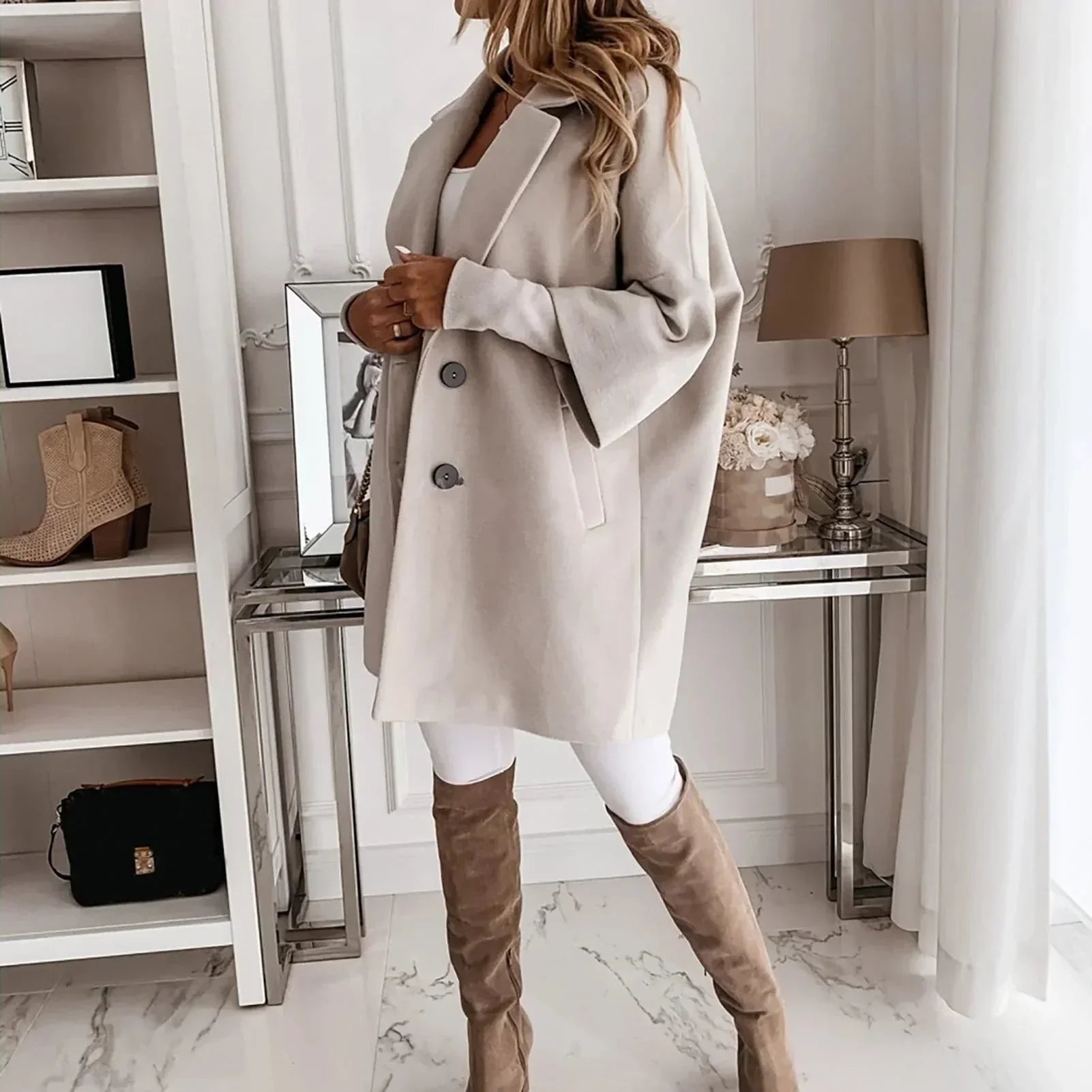 Delphine – Manteau d'hiver douillet