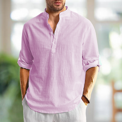 Bryson - Chemise Décontractée en Lin pour Homme