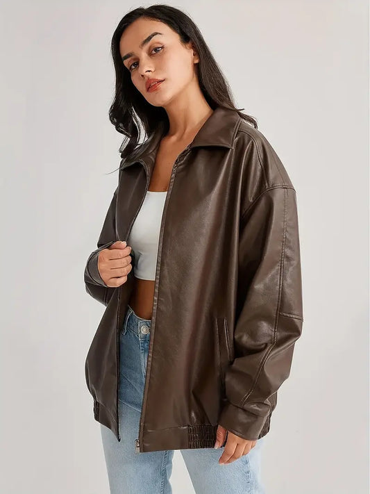 Althea - Le blouson cuir classique
