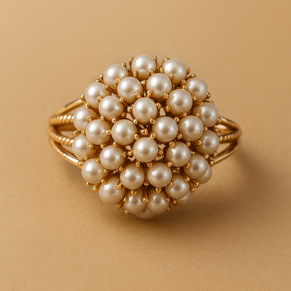 Sharnie – Bague avec perles serties