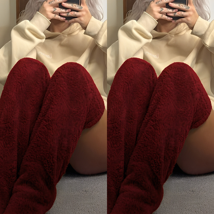 Camellia - Chaussettes longues et chaudes pour l'hiver pour femmes