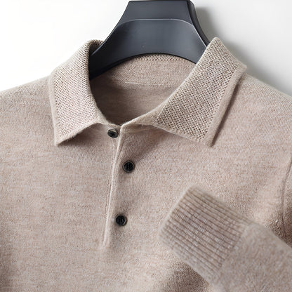 Romilly - Pull Polo en Cachemire Chic pour Hommes
