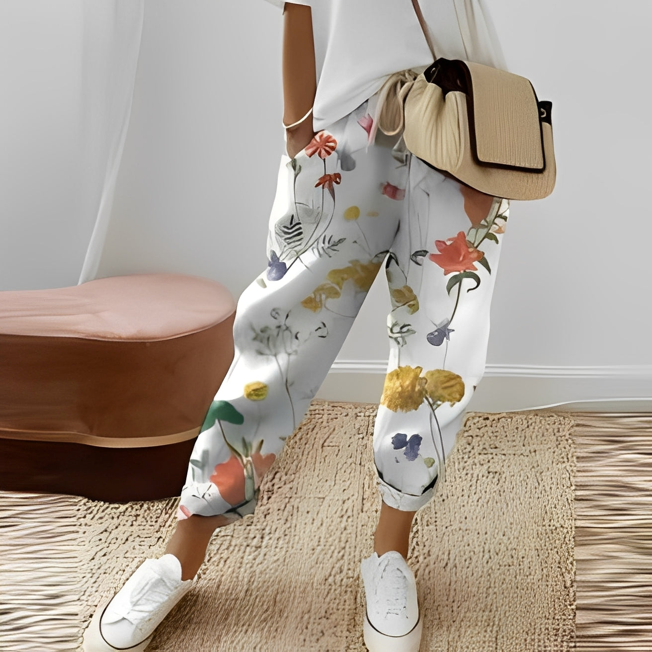 Brigitte - Hose für Damen mit verstellbarem Kordelzug