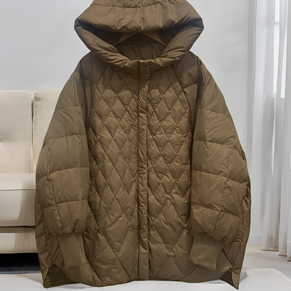 Abigail - Manteau d'hiver rembourré avec fermeture éclair pour femmes