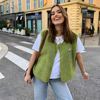 Vanessa - Gilet en polaire relax pour femmes