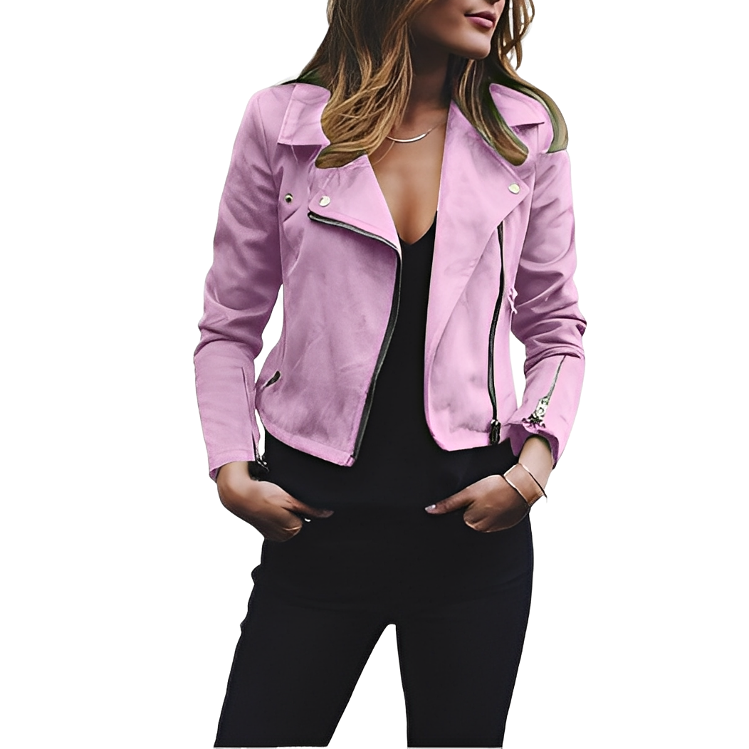 Euphemia - Courte veste chic avec col classique pour femmes