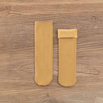 Gloria - Chaussettes en velours chaudes pour femmes pour l'hiver