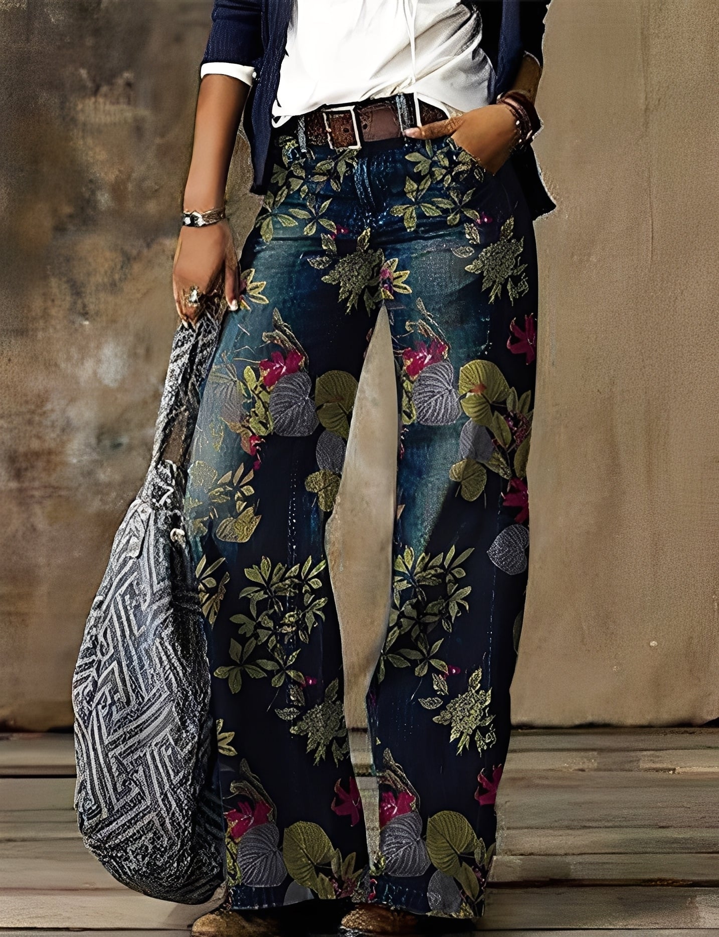 Keeley - Wide-leg jeans for women with stylish design