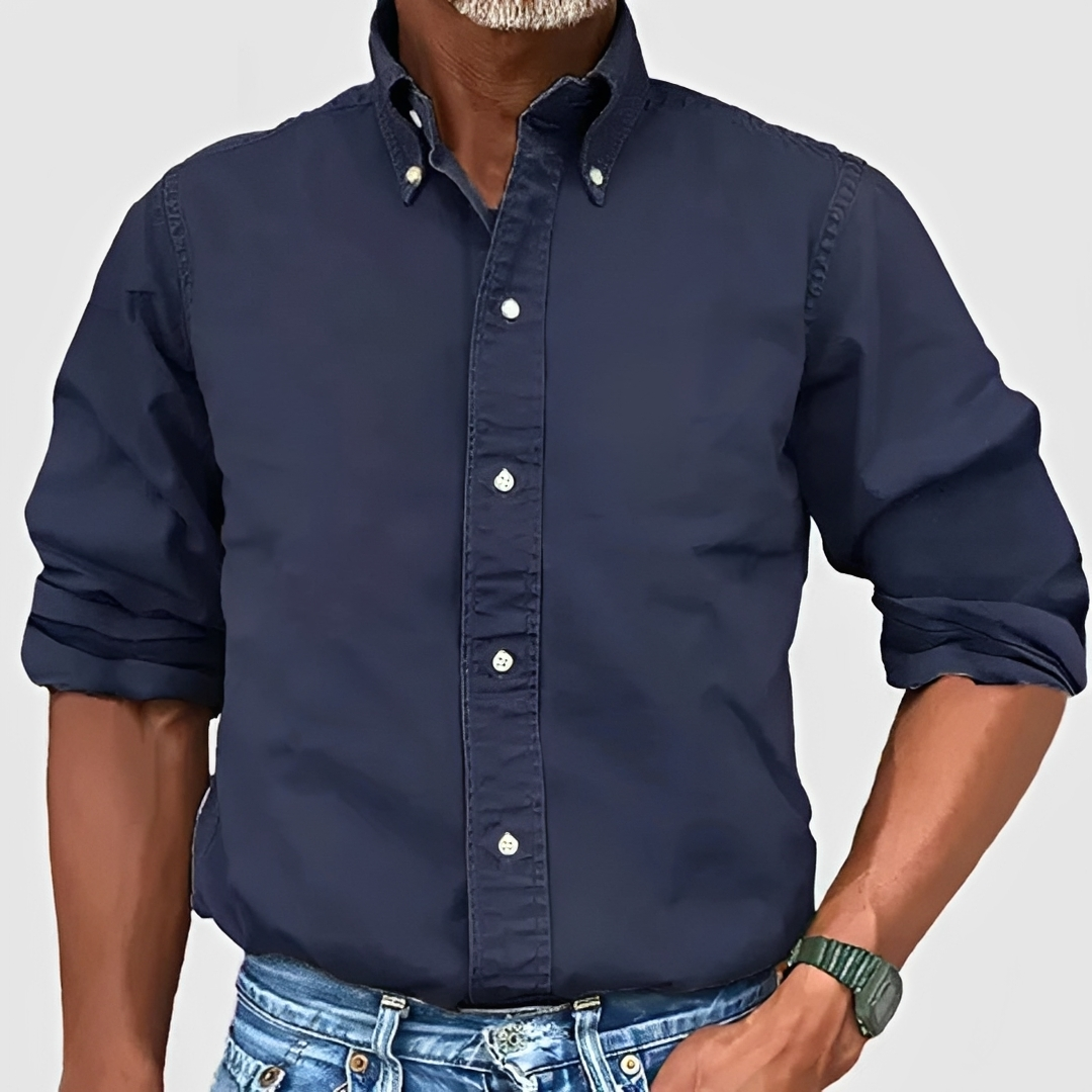 Edmond - Chemise classique pour homme à manches longues