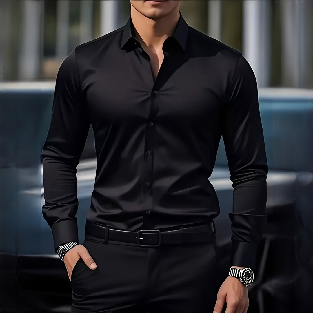 Kervan - Chemise homme à manches longues et respirante