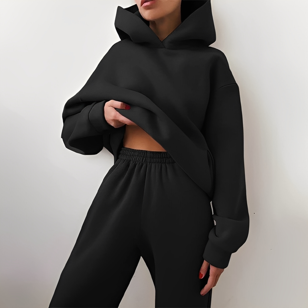 Carolyne - Ensemble d'hiver ample, veste et pantalon pour femme