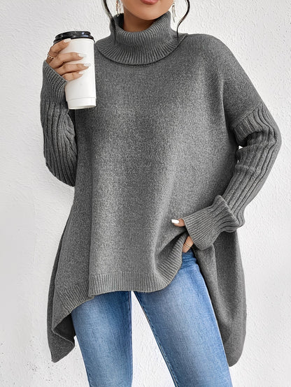 Jessica - Turtleneck cashmere sweater for women