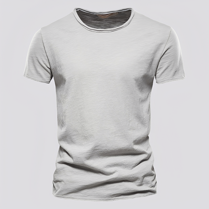 Shawn - T-shirt décontracté et confortable avec col rond pour hommes