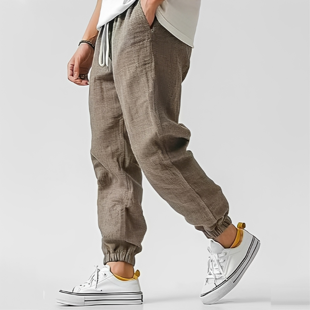 Robin - Un pantalon d'été élégant et polyvalent pour homme
