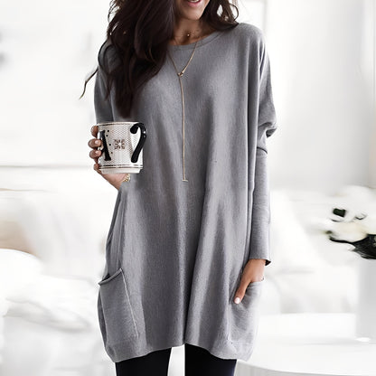 Diane - Modern long-sleeved sweater for women