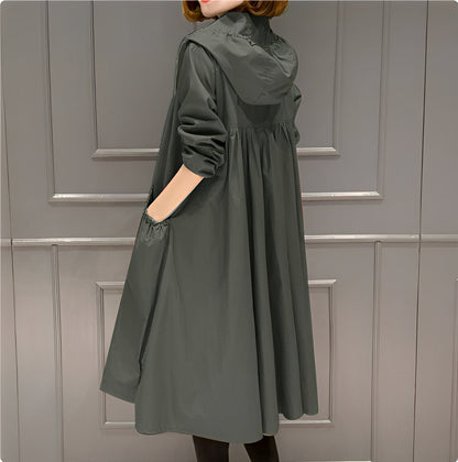 Margarette - Élégant manteau imperméable avec capuche pour femmes