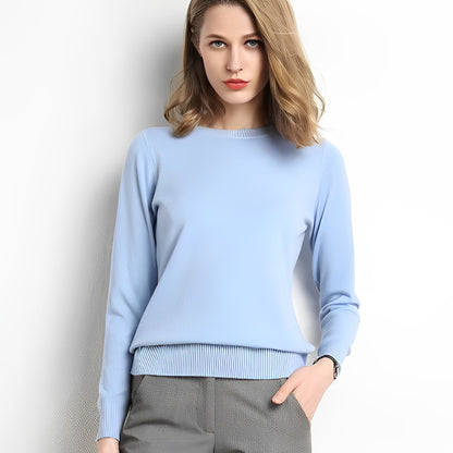 Carmella - Pull doux en maille décontracté pour femmes