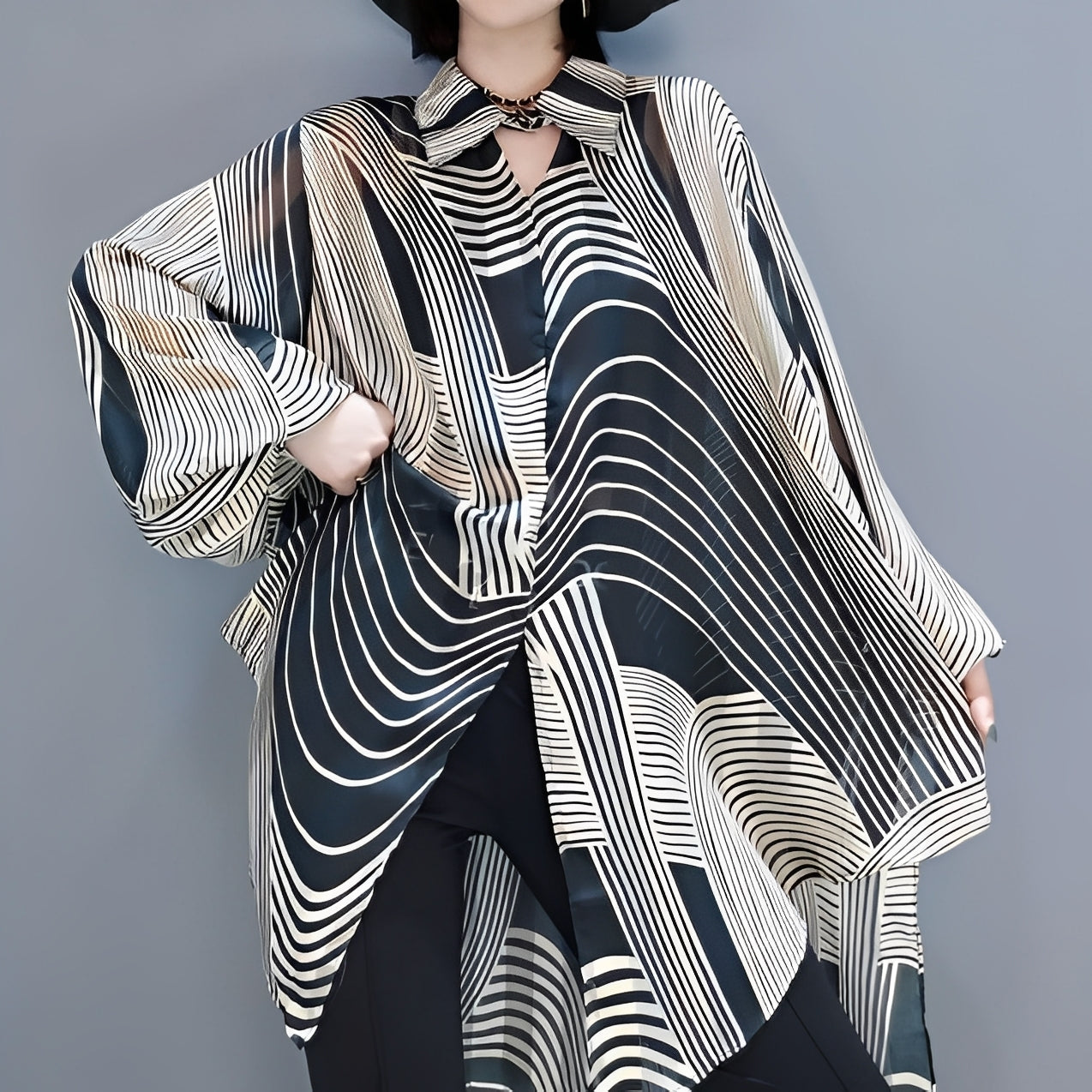 Jean - Blouse en chiffon élégante pour femmes